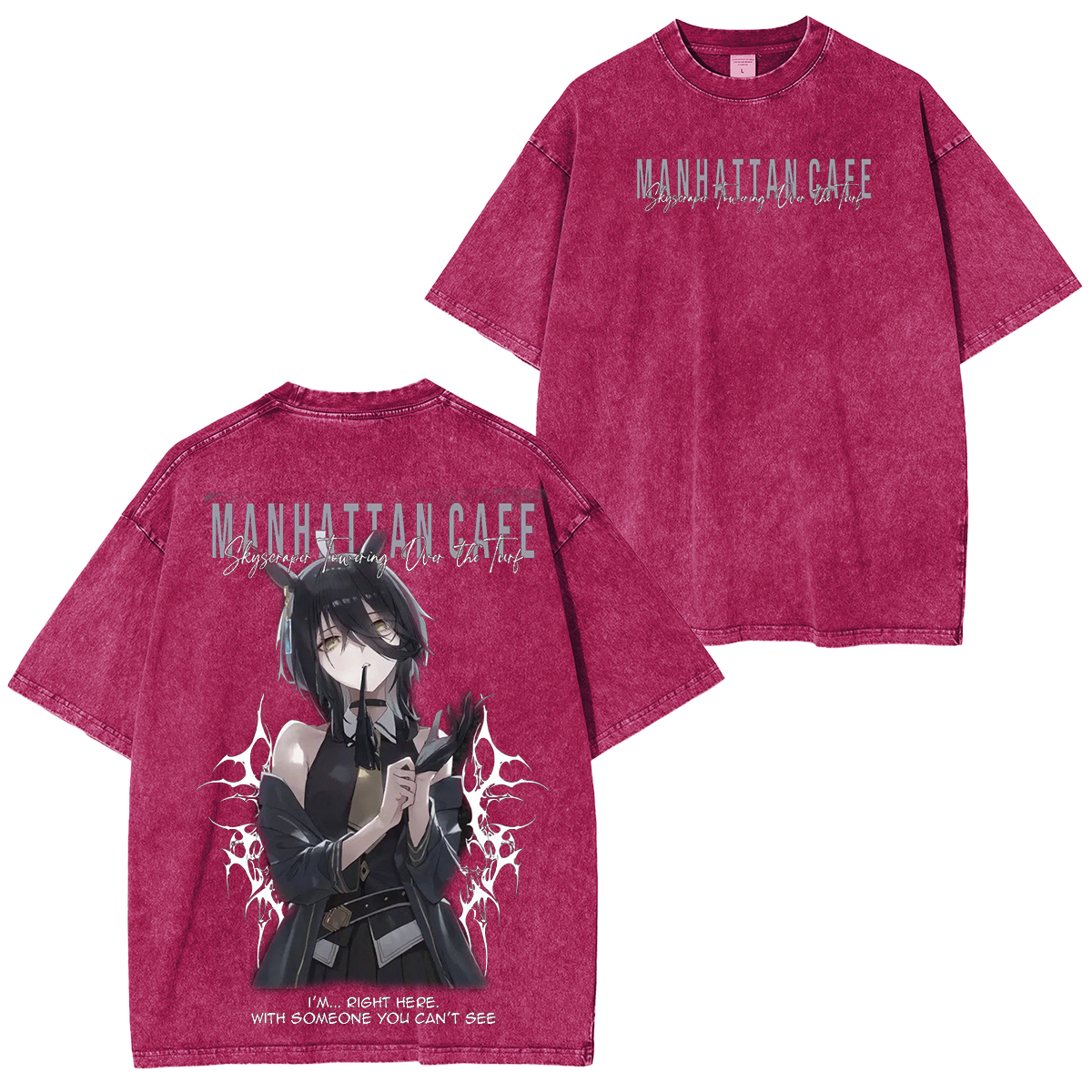 Umamusume: Pretty Derby Series Oversized Unisex Washed T-Shirt