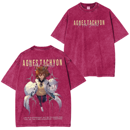 Umamusume: Pretty Derby Series Oversized Unisex Washed T-Shirt