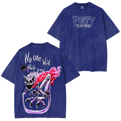 Poppy Playtime Oversized Unisex Washed T-Shirt