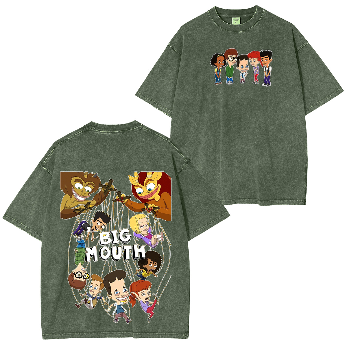 Big Mouth Vintage Washed T-shirt/Crewneck/Hoodie