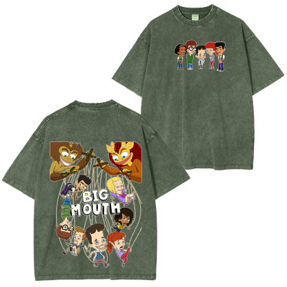 Big Mouth Vintage Washed T-shirt/Crewneck/Hoodie