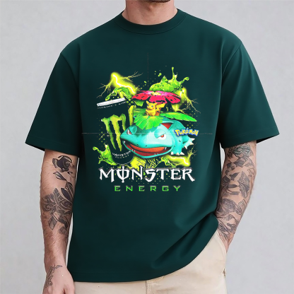 Venusaur x Monster Energy Oversized T-shirt/Crewneck/Hoodie
