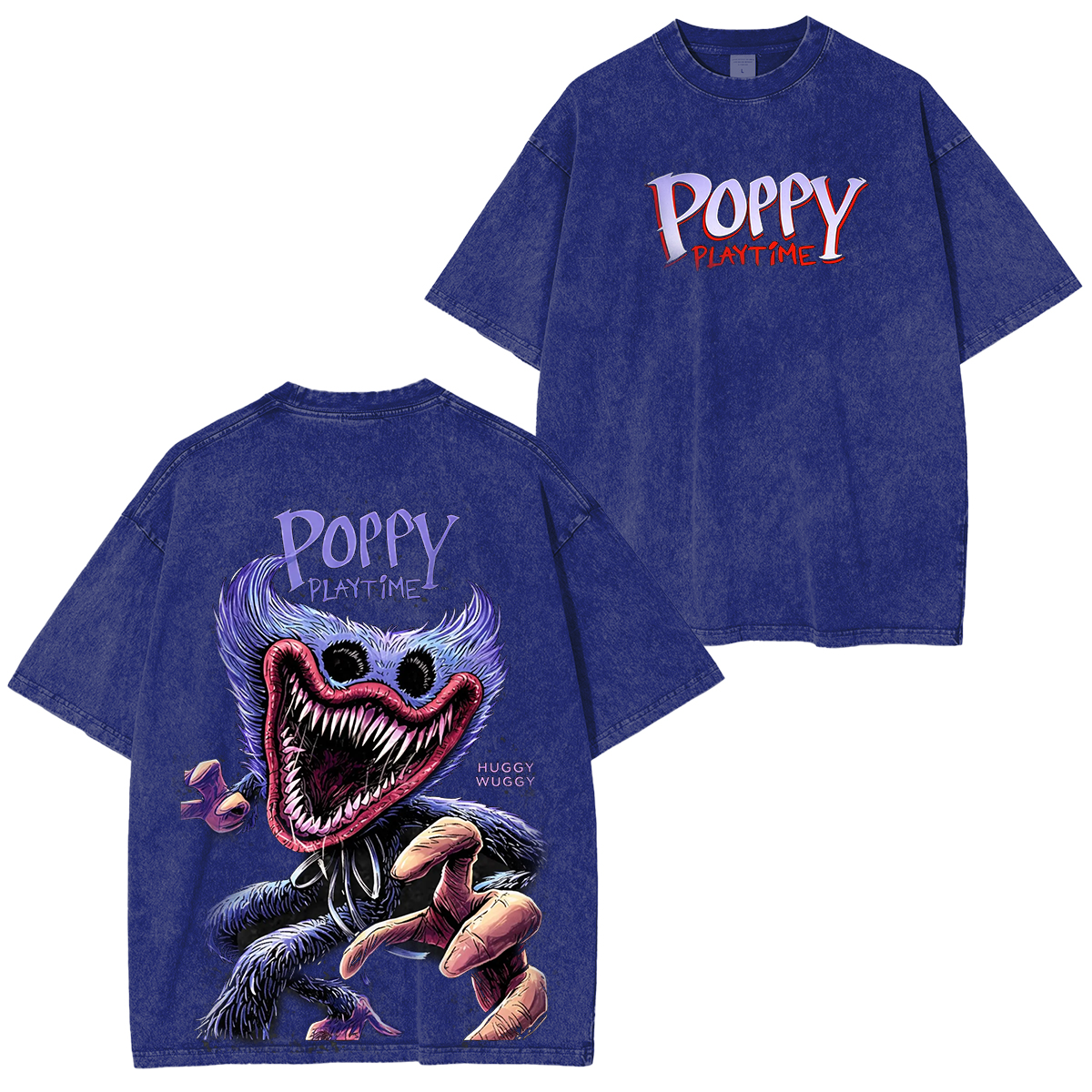 Poppy Playtime Oversized Unisex Washed T-Shirt
