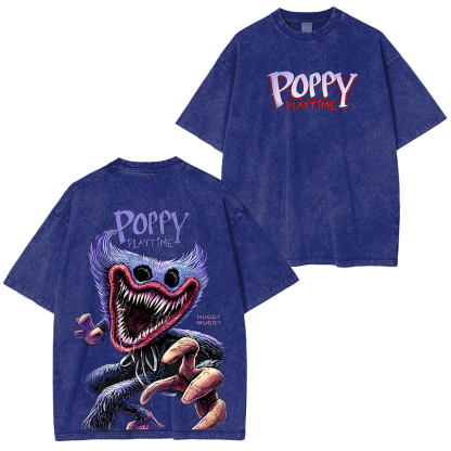 Poppy Playtime Oversized Unisex Washed T-Shirt