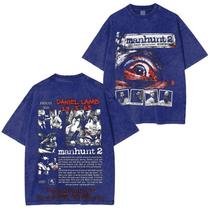 Manhunt 2 Unisex Washed T-Shirt