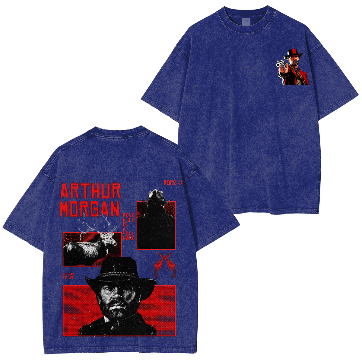 Red Dead Redemption 2  Unisex Washed T-Shirt