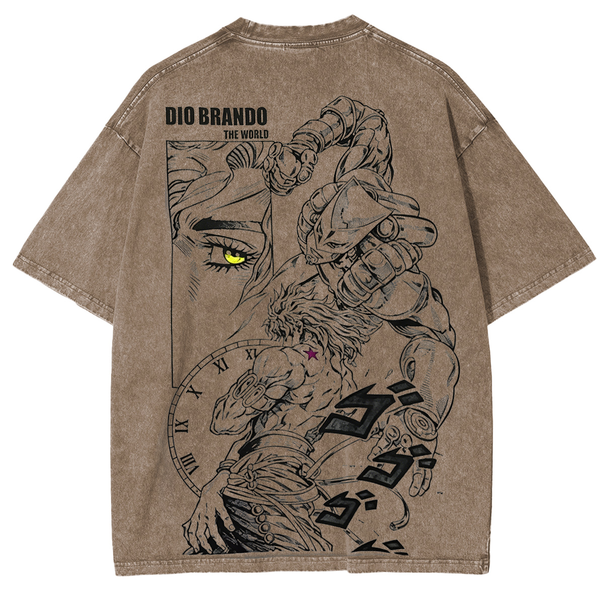 JoJo's Bizarre Adventure Vintage Washed T-shirt/Crewneck/Hoodie