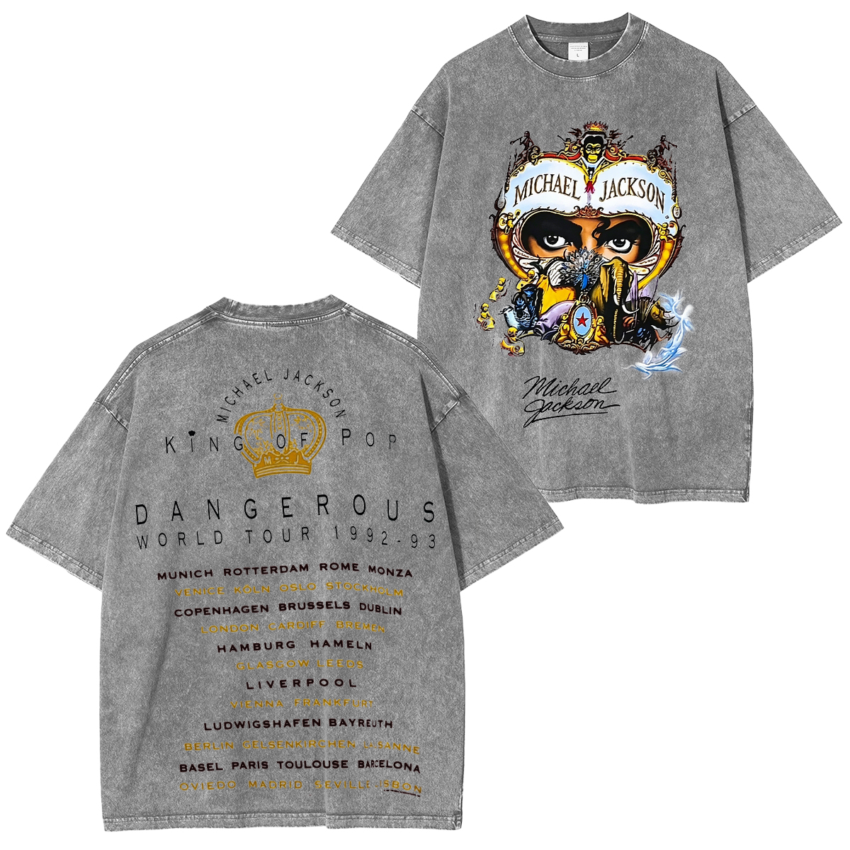 Michael Jackson Vintage Washed T-shirt/Crewneck/Hoodie