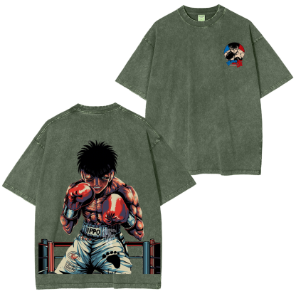Hajime no Ippo Unisex Washed T-Shirt