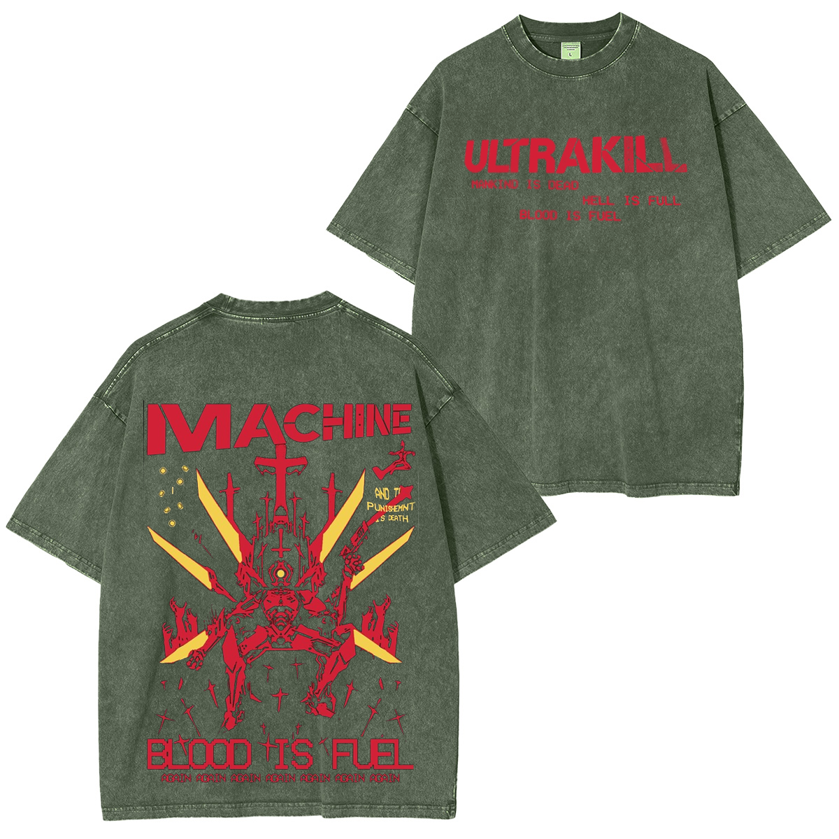 ULTRAKILL Unisex Washed T-Shirt