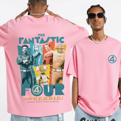 Remera The Fantastic Four And Herbie Unisex Shirt