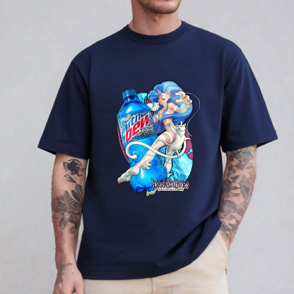 Felicia Darkstalkers Resurrection x Mtn Dew Voltage Oversized T-shirt/Crewneck/Hoodie