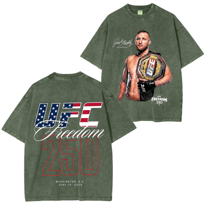 Justin Ray Gaethje UFC Freedom Collection Unisex Washed T-Shirt