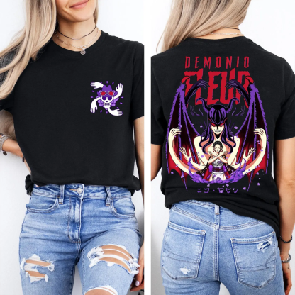 One Piece Nico Robin Demonio Fleur Oversized T-shirt/Crewneck/Hoodie