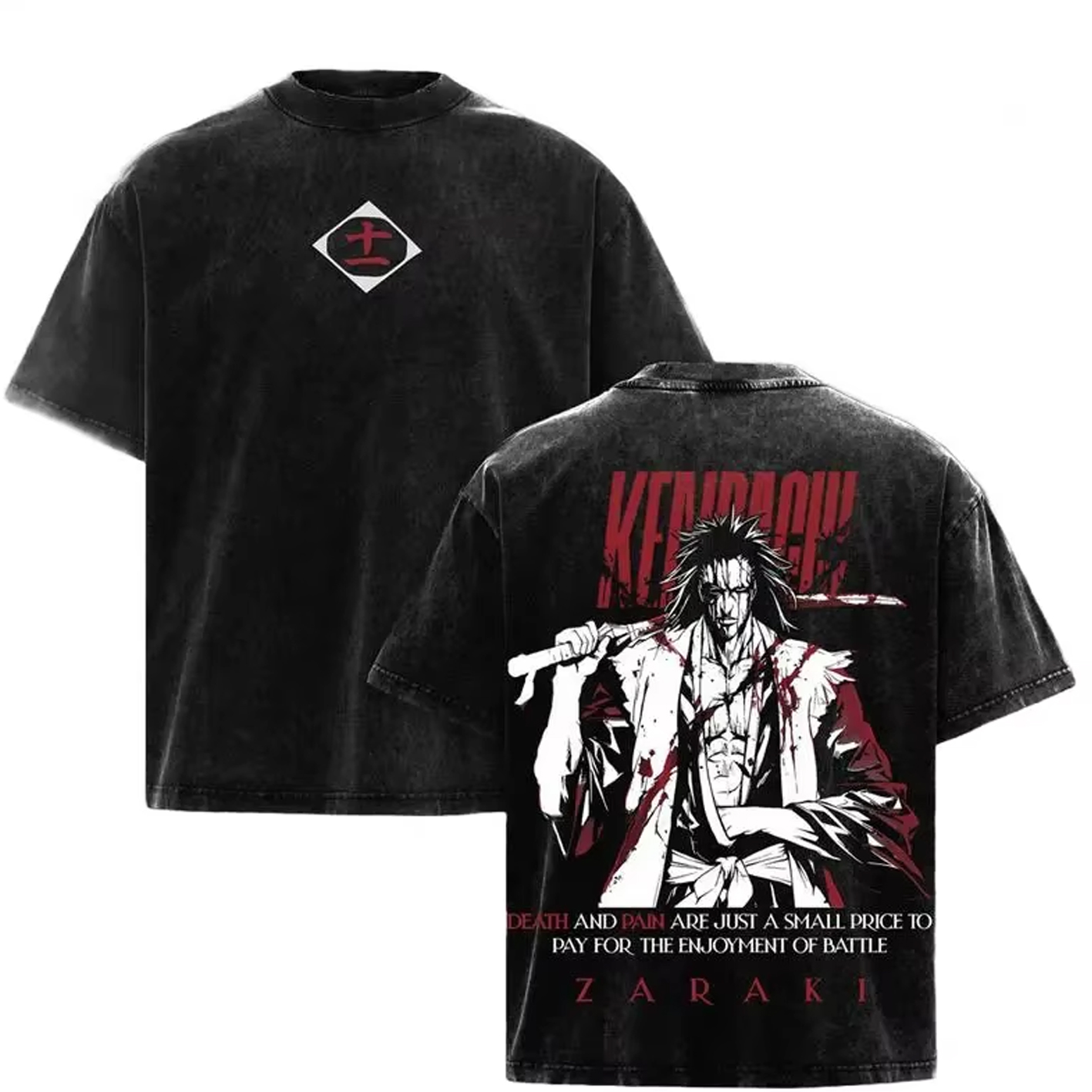 BLEACH Zangetsu Washed T-shirt/Crewneck/Hoodie