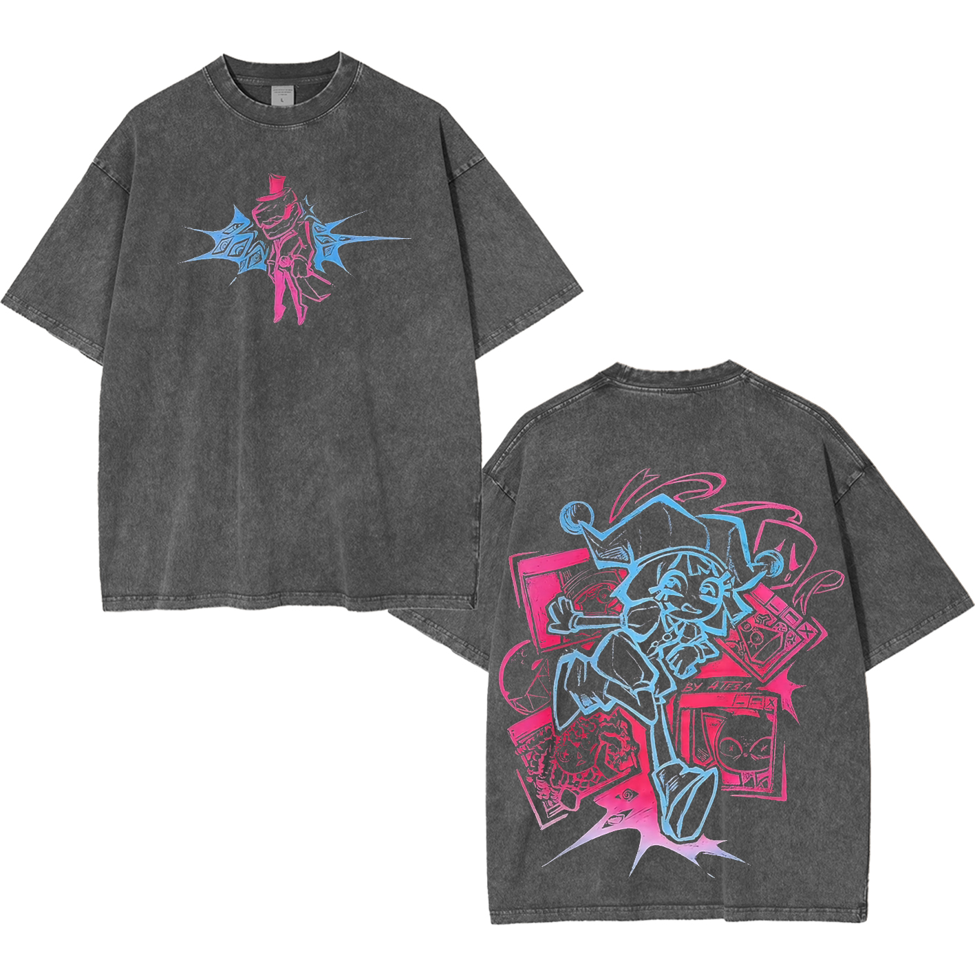 The Amazing Digital Circus Unisex Washed T-Shirt