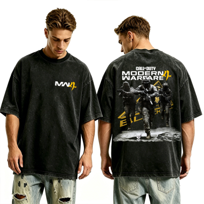 Call of Duty Modern Warfare 4 Unisex Washed T-Shirt