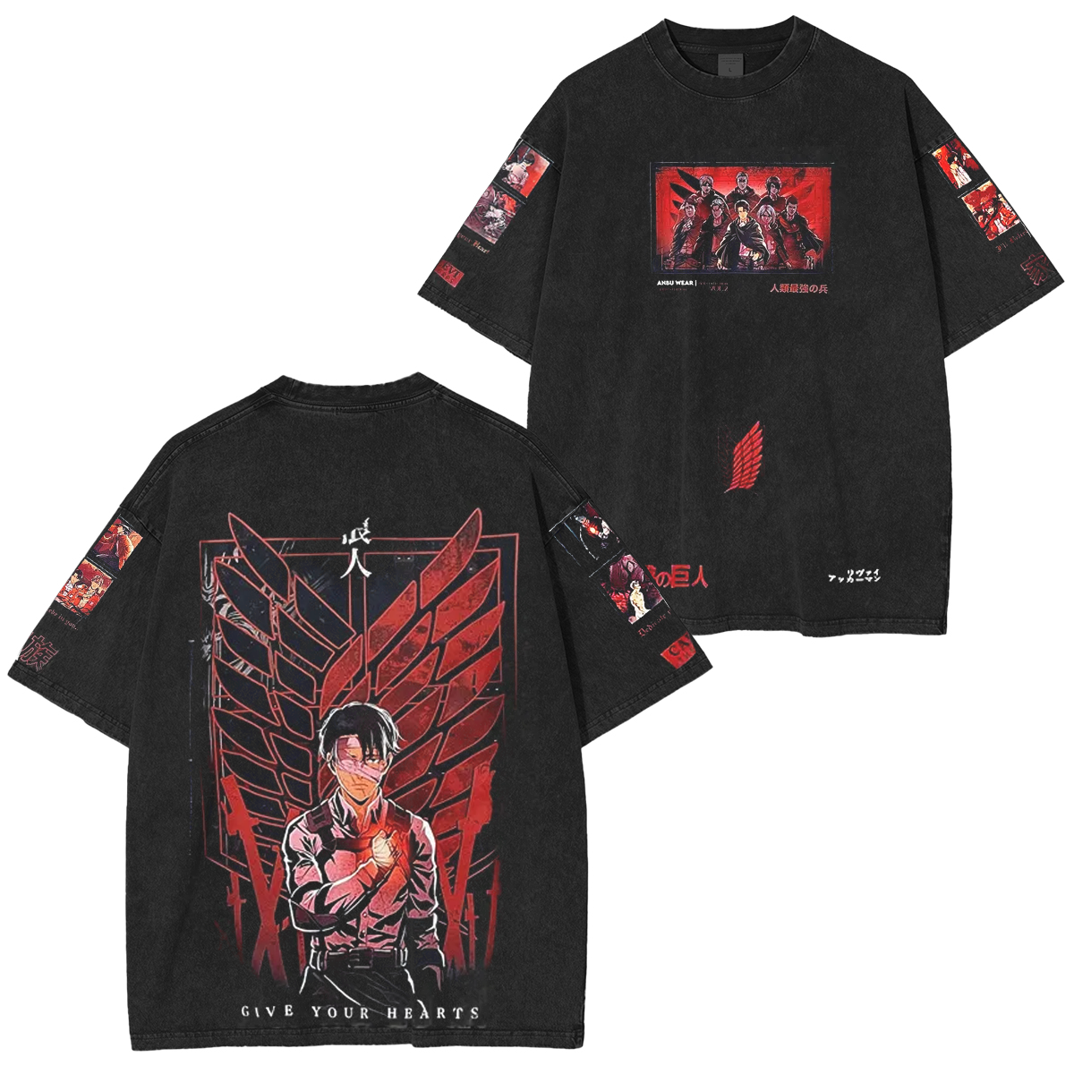 LEVI v2 Oversized Washed T-shirt/Crewneck/Hoodie