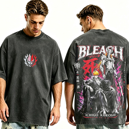 Ichigo Bleach Washed T-shirt/Crewneck/Hoodie