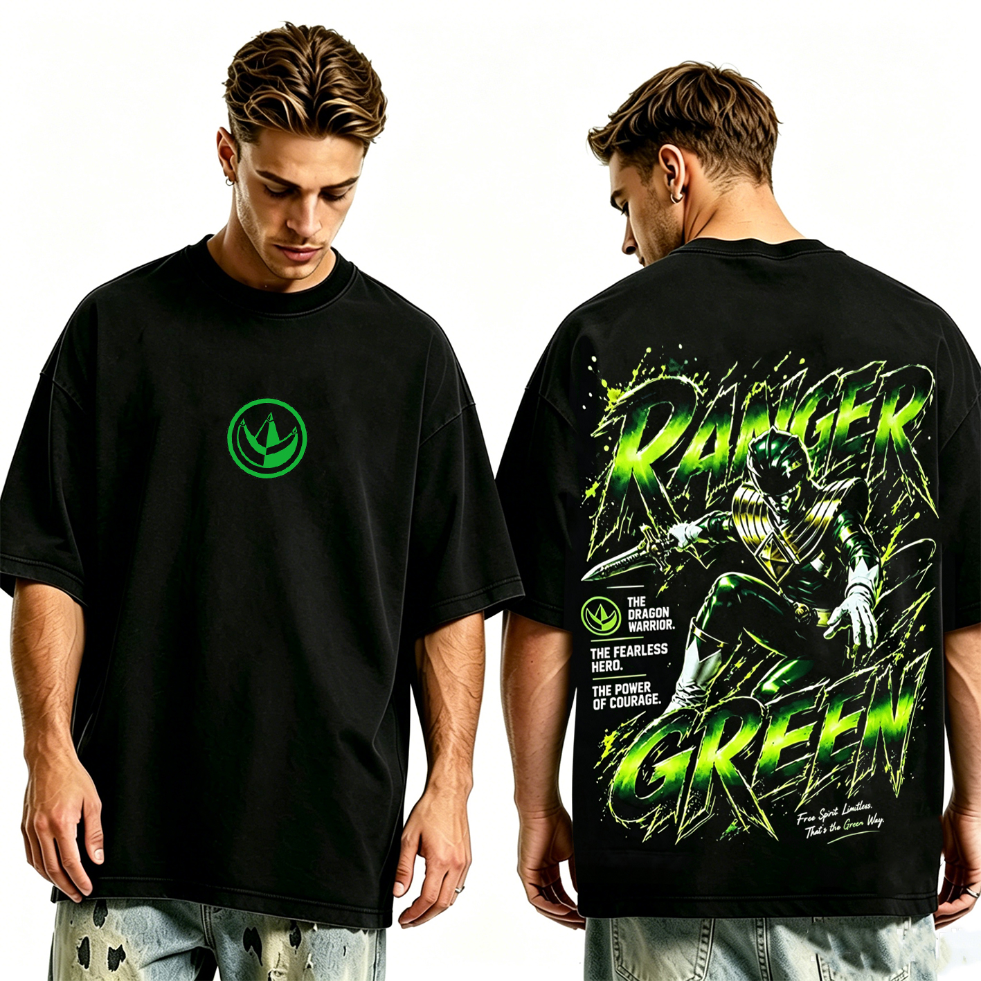 Green Ranger Washed T-shirt/Crewneck/Hoodie