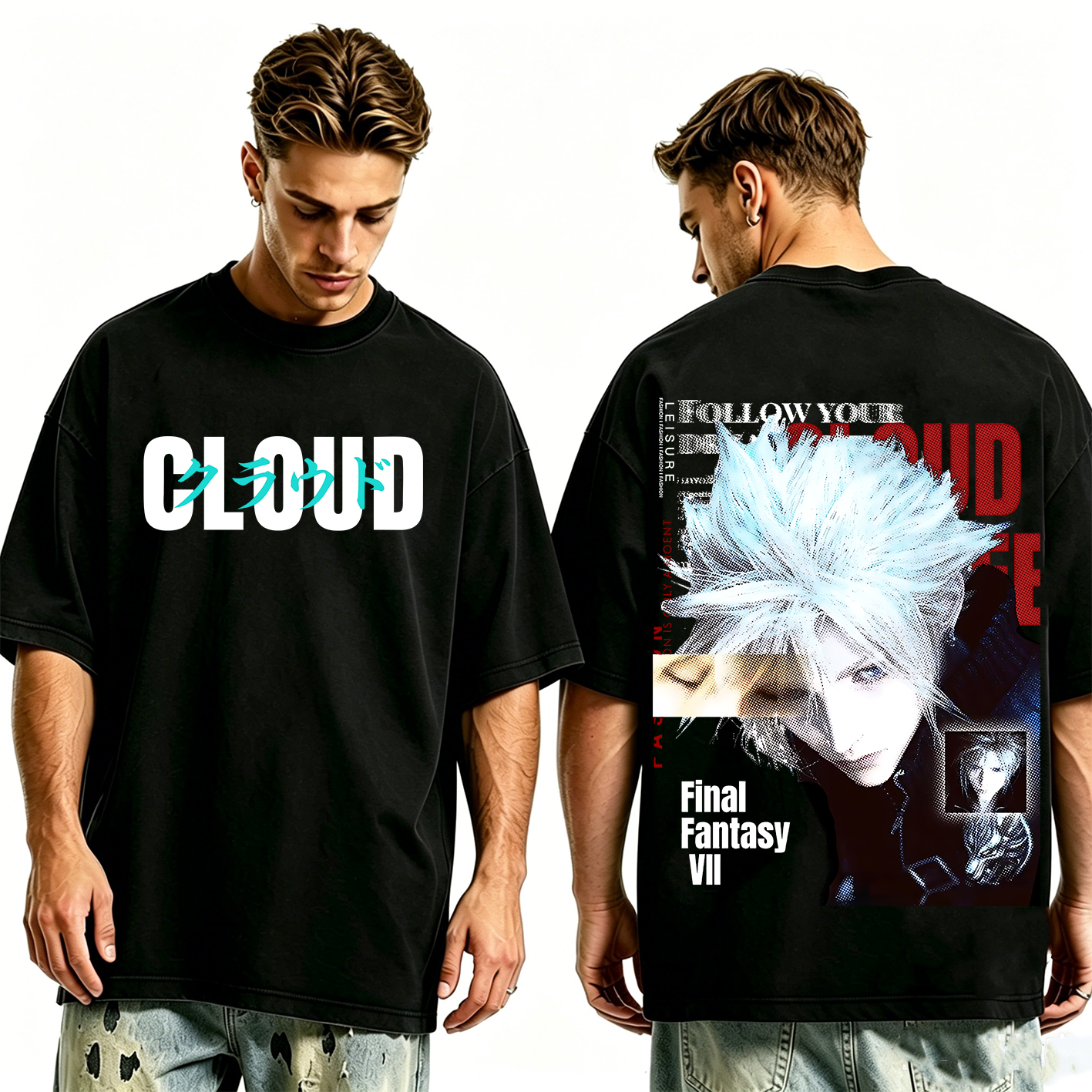 Final Fantasy Unisex Washed T-Shirt