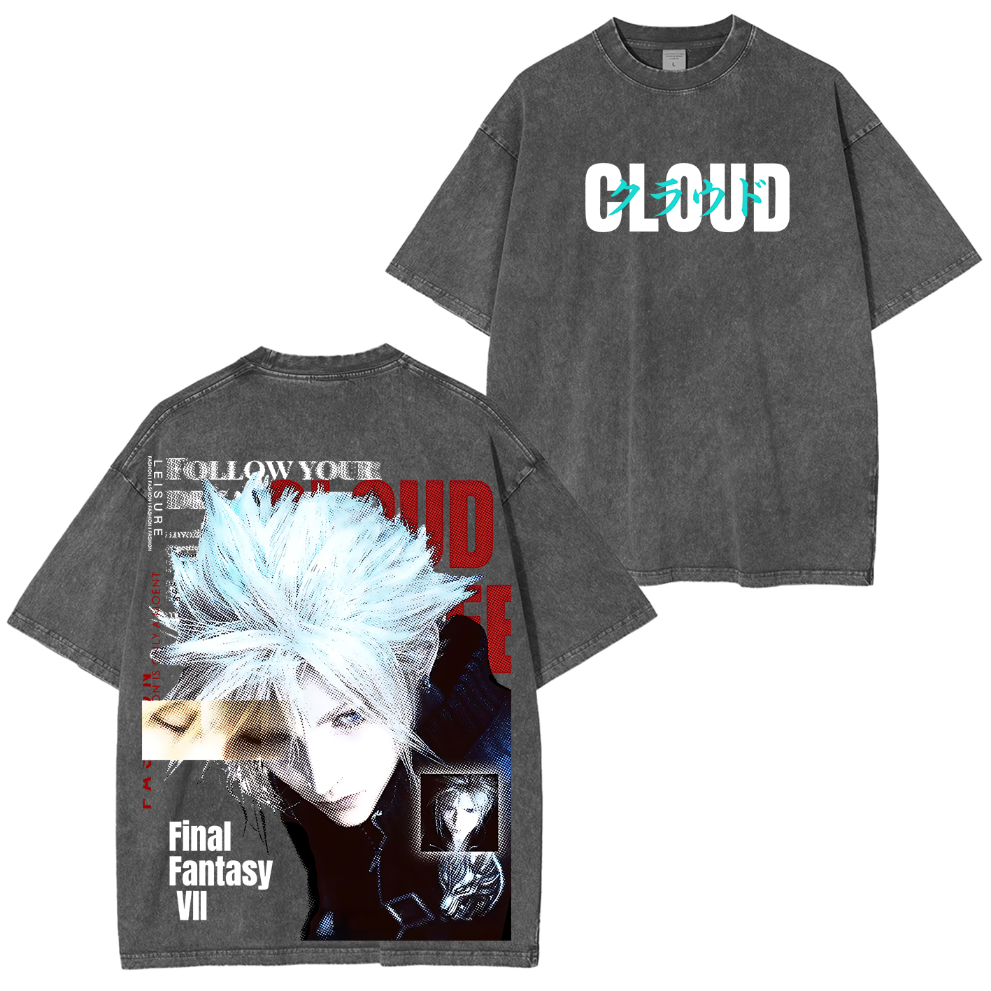 Final Fantasy Unisex Washed T-Shirt