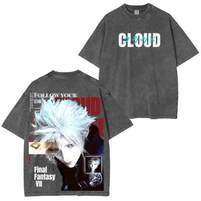 Final Fantasy Unisex Washed T-Shirt