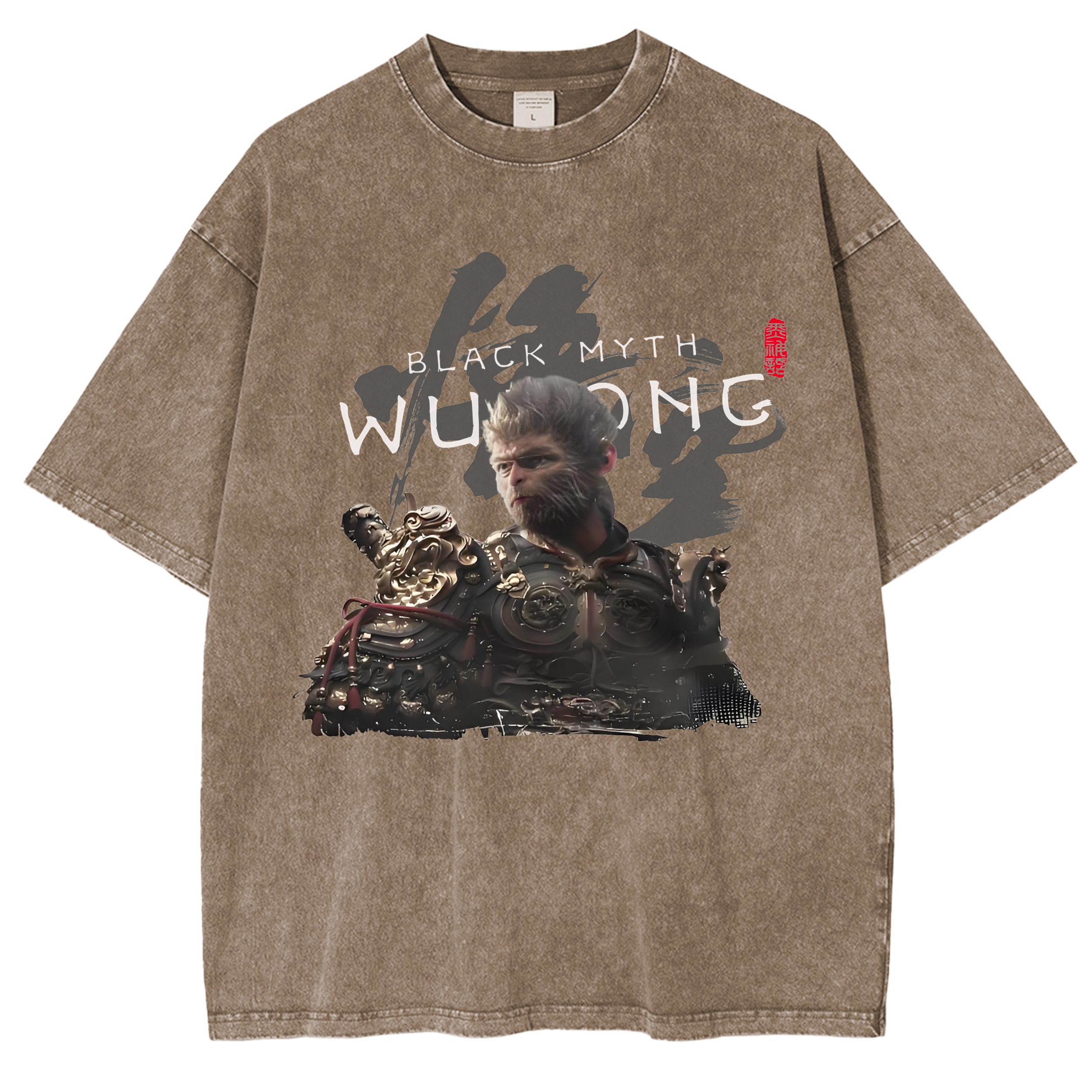 Sun Wukong Vintage Unisex Washed T-Shirt