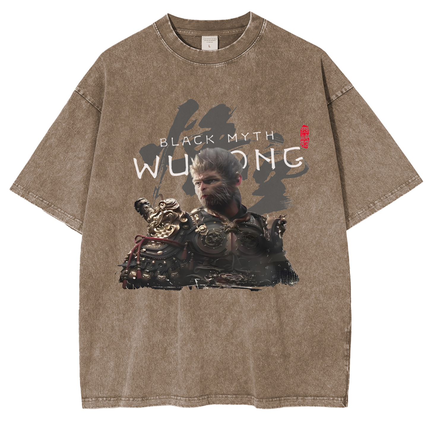 Sun Wukong Vintage Unisex Washed T-Shirt