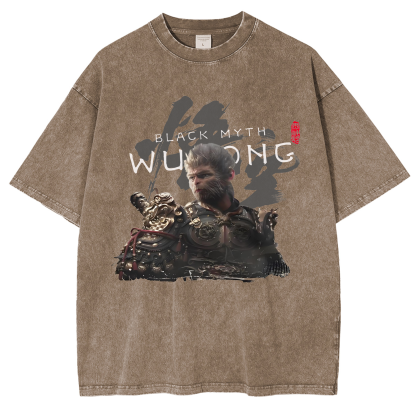 Sun Wukong Vintage Unisex Washed T-Shirt