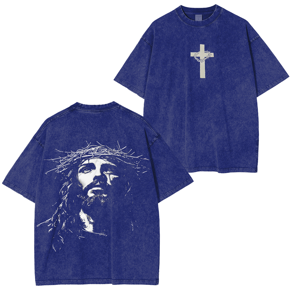 Vintage Washed Jesus Unisex Washed T-Shirt