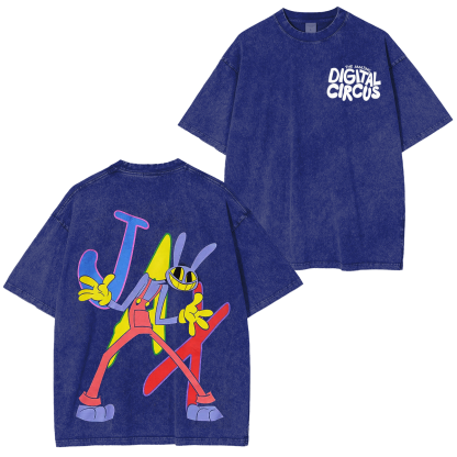 The Amazing Digital Circus Jax Mineral Washed Unisex T-Shirt