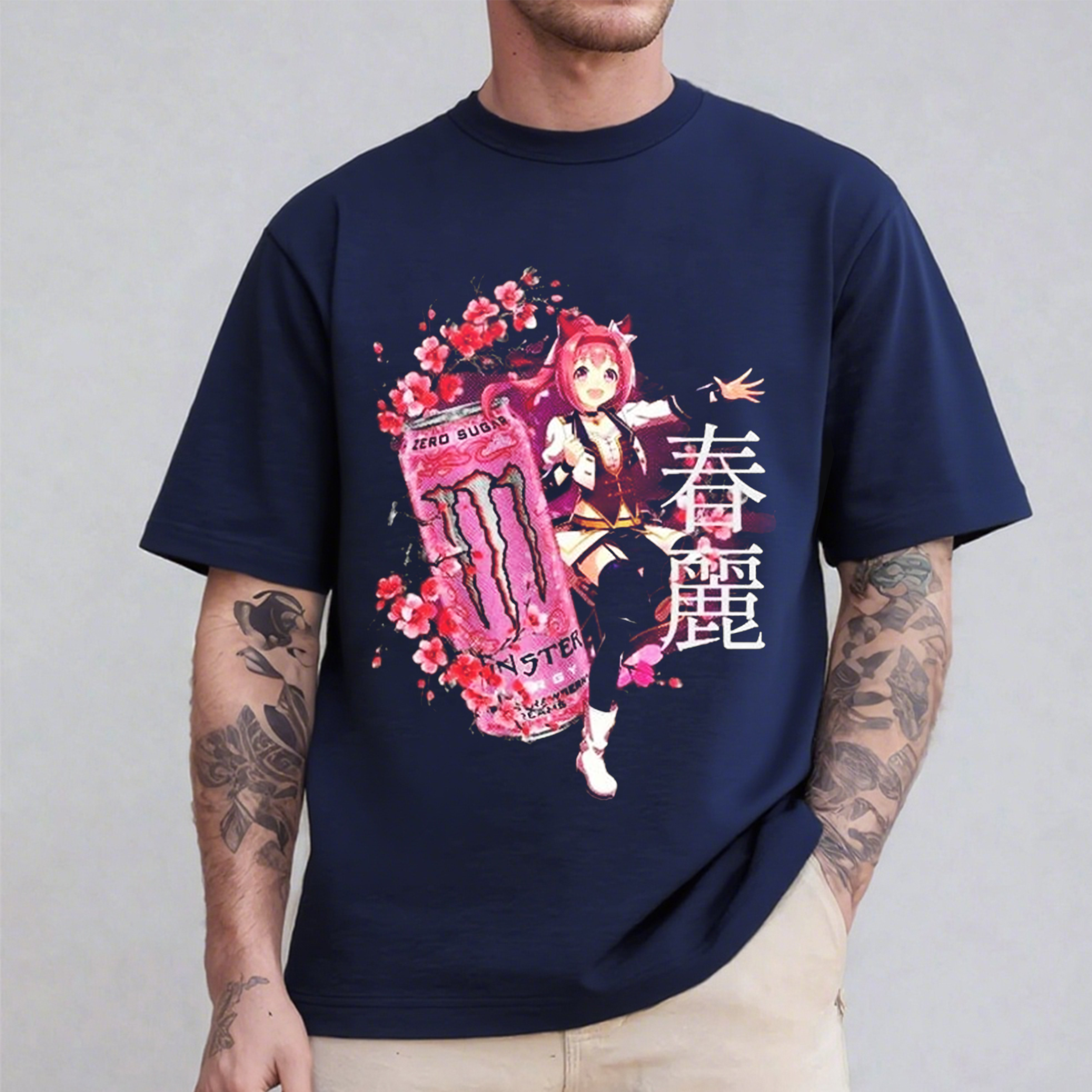 Haru Urara Uma Musume Sakura Monster Energy Unisex Shirt/Crewneck/Hoodie