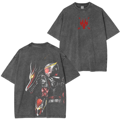 Dragreder-Kamen Rider Ryuki Vintage Washed Unisex T-Shirt