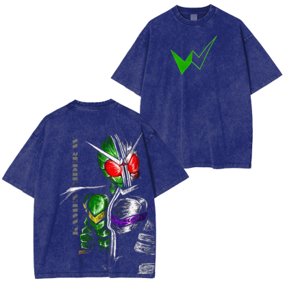 Kamen Rider W Vintage Washed Unisex T-Shirt