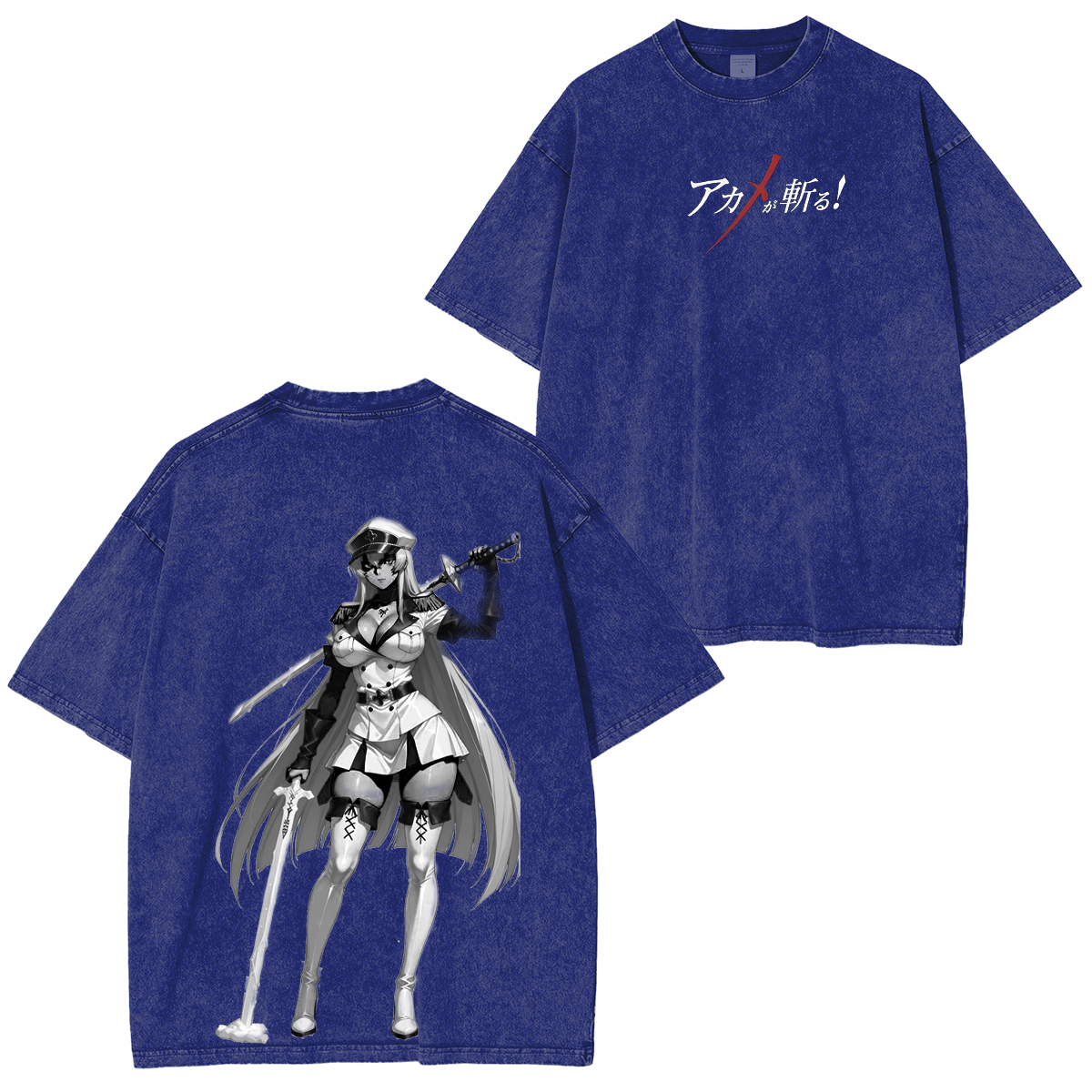 Esdeath-Akame Ga Kill Washed T-Shirt