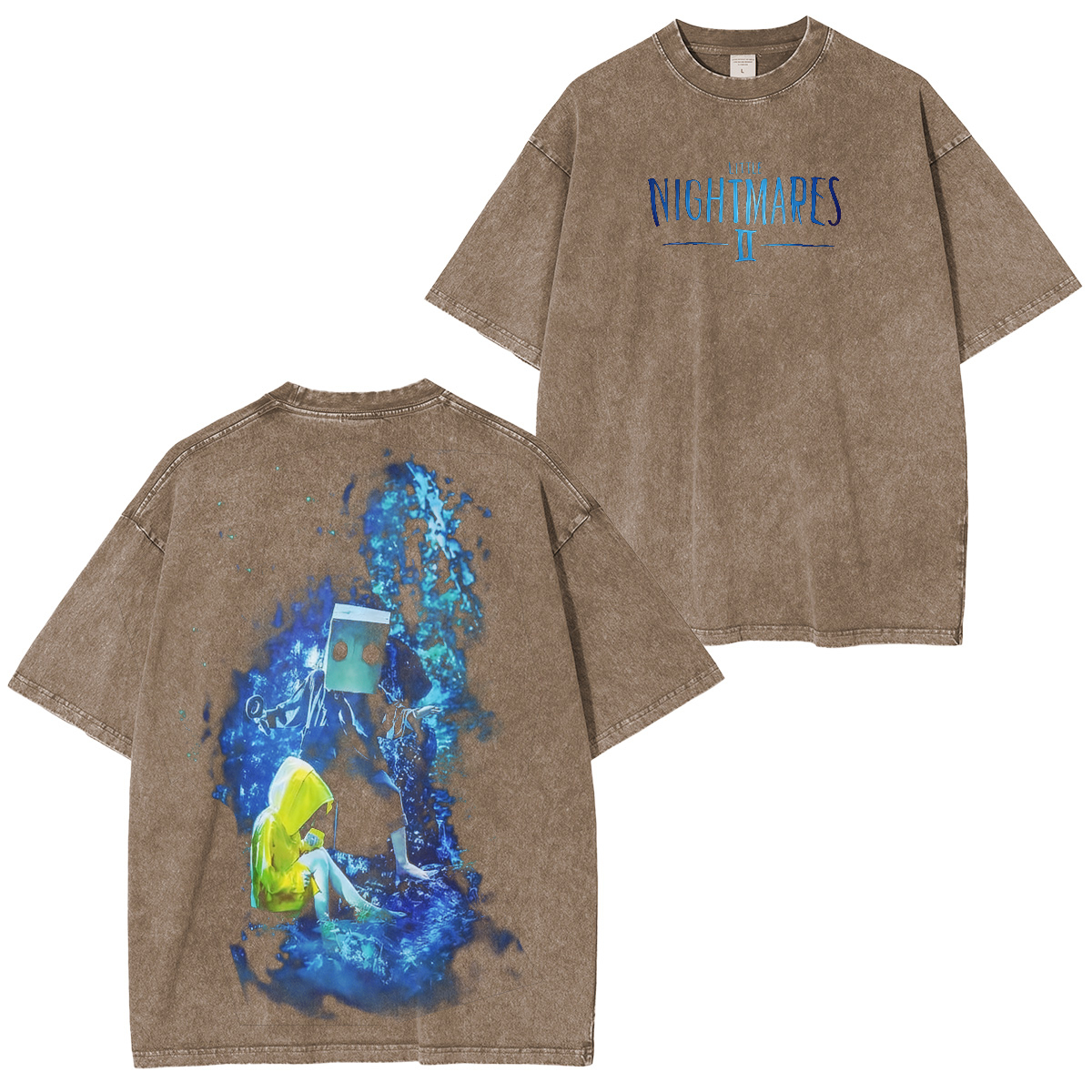 Vintage Little Nightmares Men Vintage Washed T-shirt/Crewneck/Hoodie
