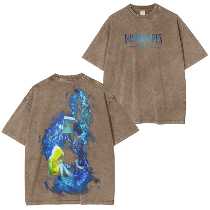 Vintage Little Nightmares Men Vintage Washed T-shirt/Crewneck/Hoodie