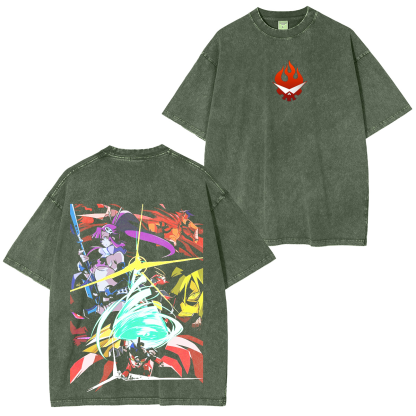 Tengen Toppa Gurren Lagann Washed T-Shirt