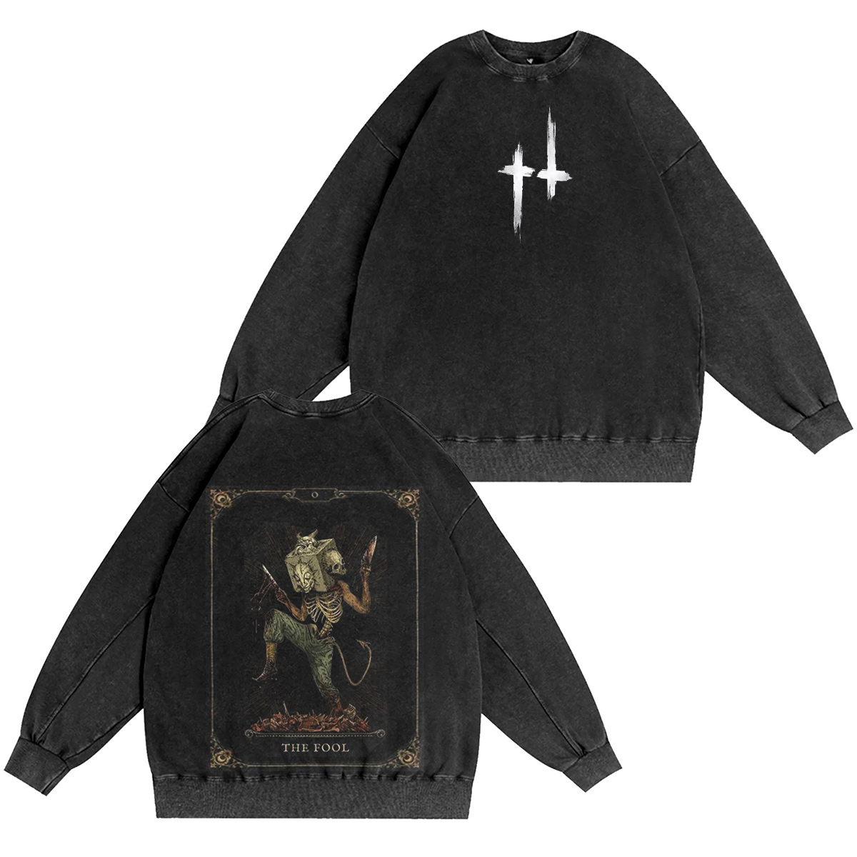 Hunt Showdown “The Fool 1986” Tee “Bayou terror.  Washed T-shirt/Crewneck/Hoodie