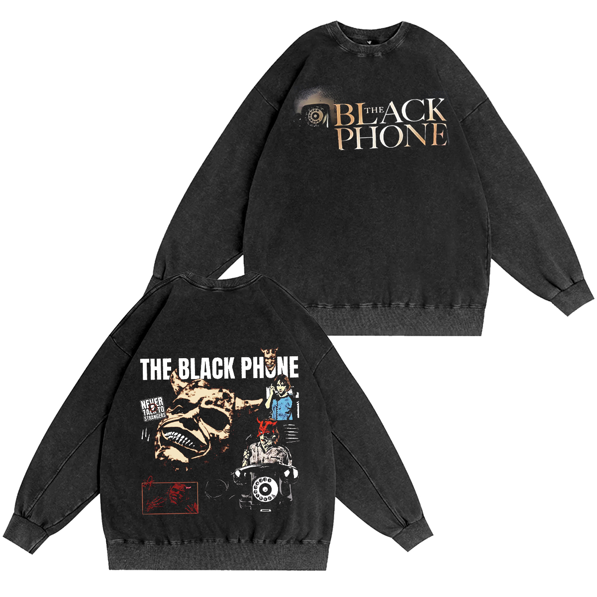 The Black Phone Vintage Washed T-shirt/Crewneck/Hoodie