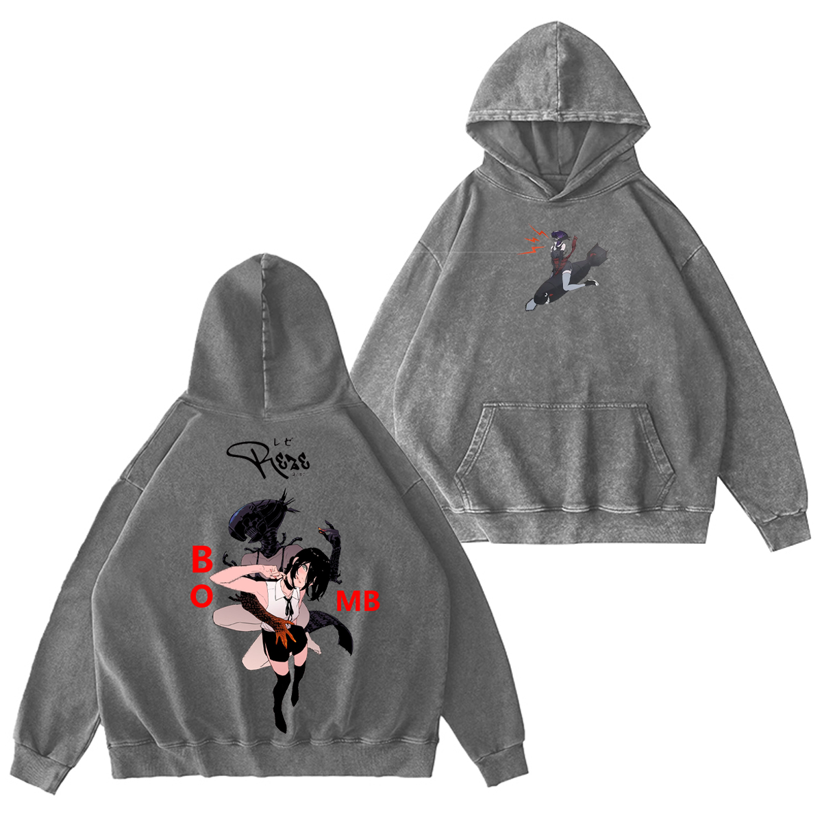 Chainsaw Man Vintage Washed T-shirt/Crewneck/Hoodie
