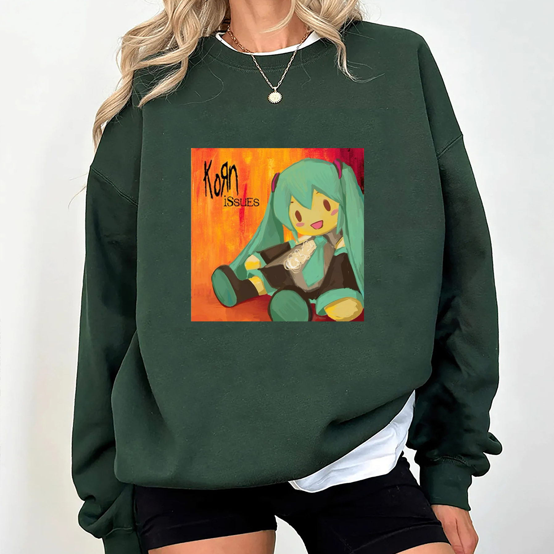 Hatsune Miku Korn Unisex Shirt/Crewneck/Hoodie