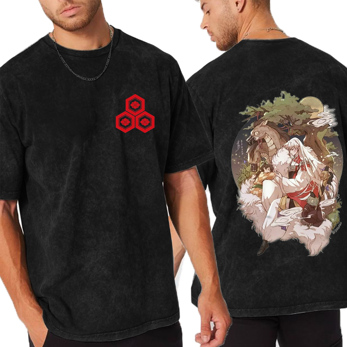 Inuyasha Sesshomaru Vintage Oversized T-shirt/Crewneck/Hoodie
