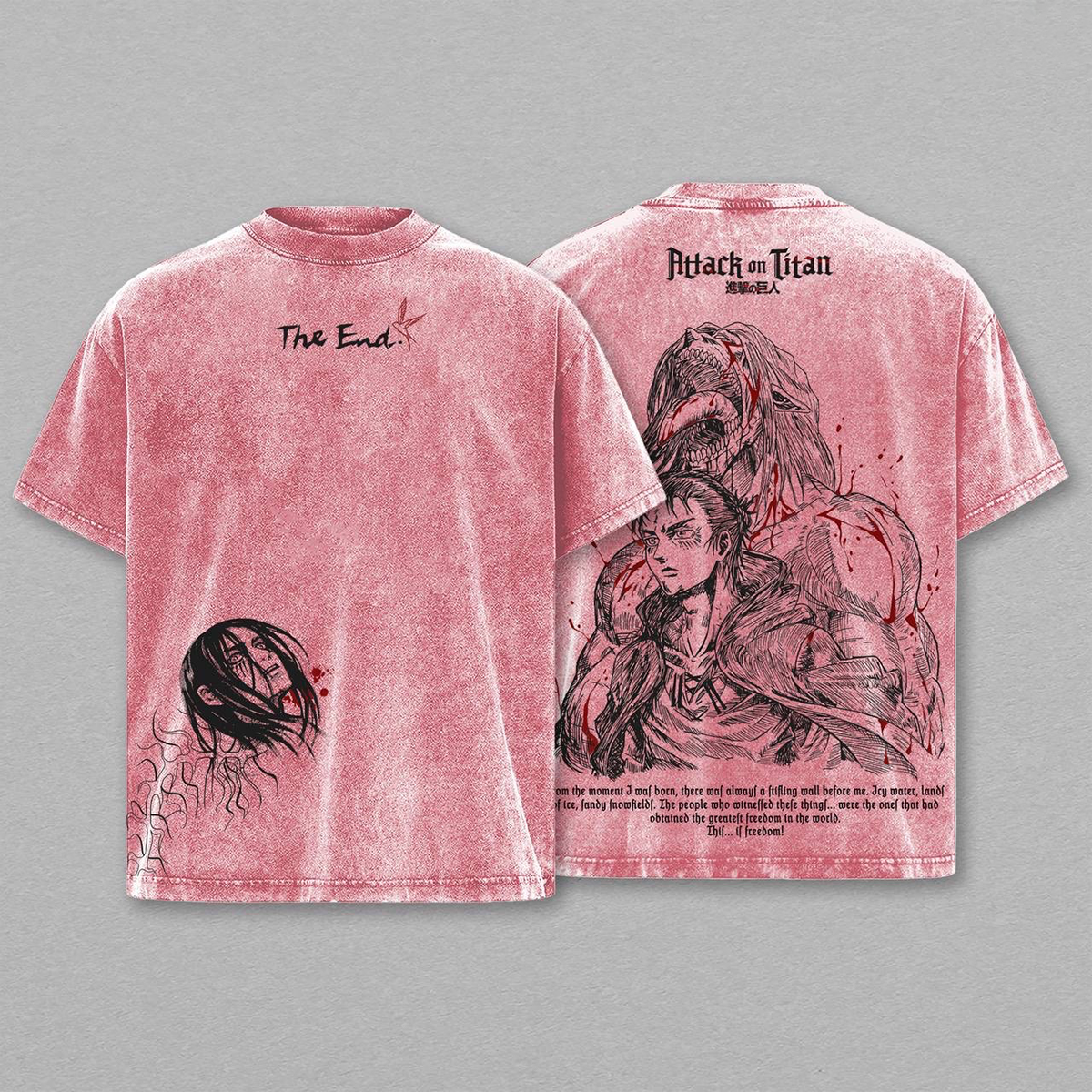 Attack on Titan Oversized T-shirt/Crewneck/Hoodie