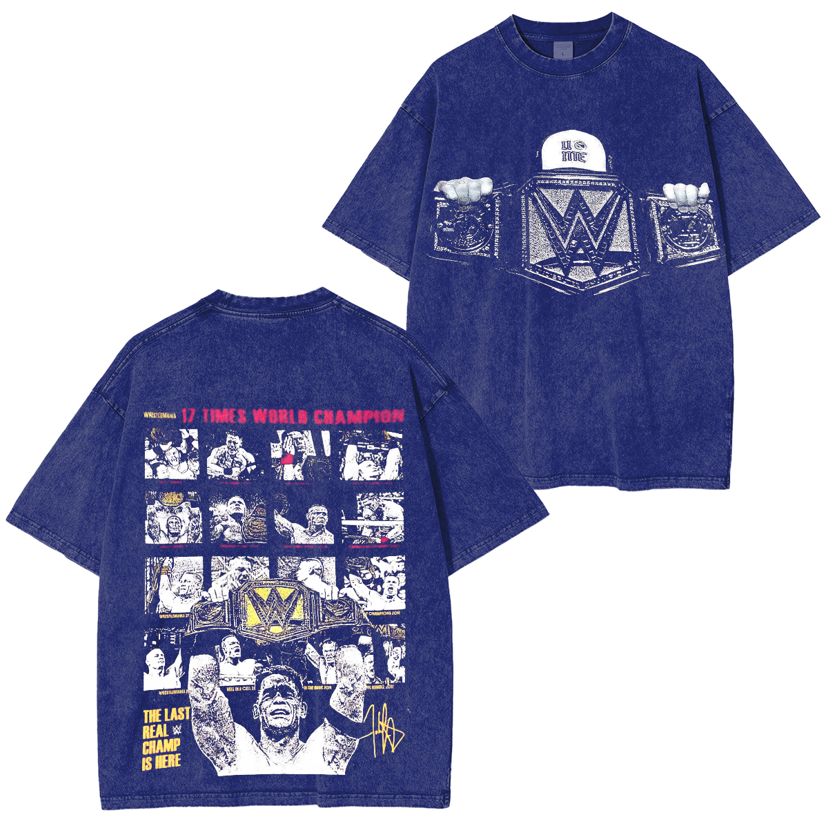 John Cena 17x Champion WWE Legacy Oversized T-shirt/Crewneck/Hoodie