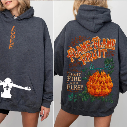 Flame Flame Fruit One Piece Vintage Oversized T-shirt/Crewneck/Hoodie