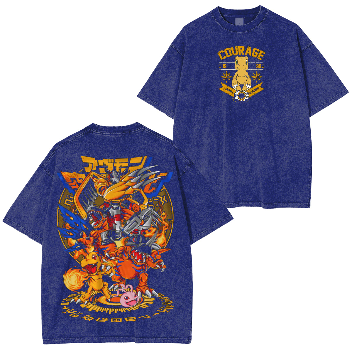 Classic Agumon Digimon Oversized T-shirt/Crewneck/Hoodie