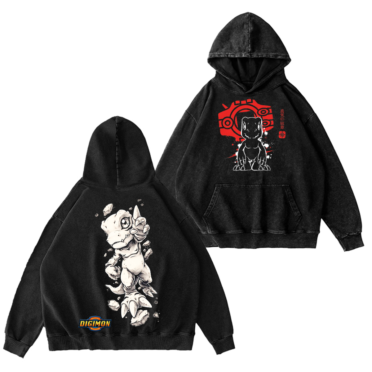 Agumon Digimon Oversized T-shirt/Crewneck/Hoodie