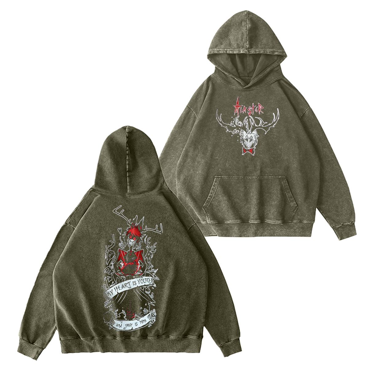 Alastor Hazbin Hotel Oversized T-shirt/Crewneck/Hoodie
